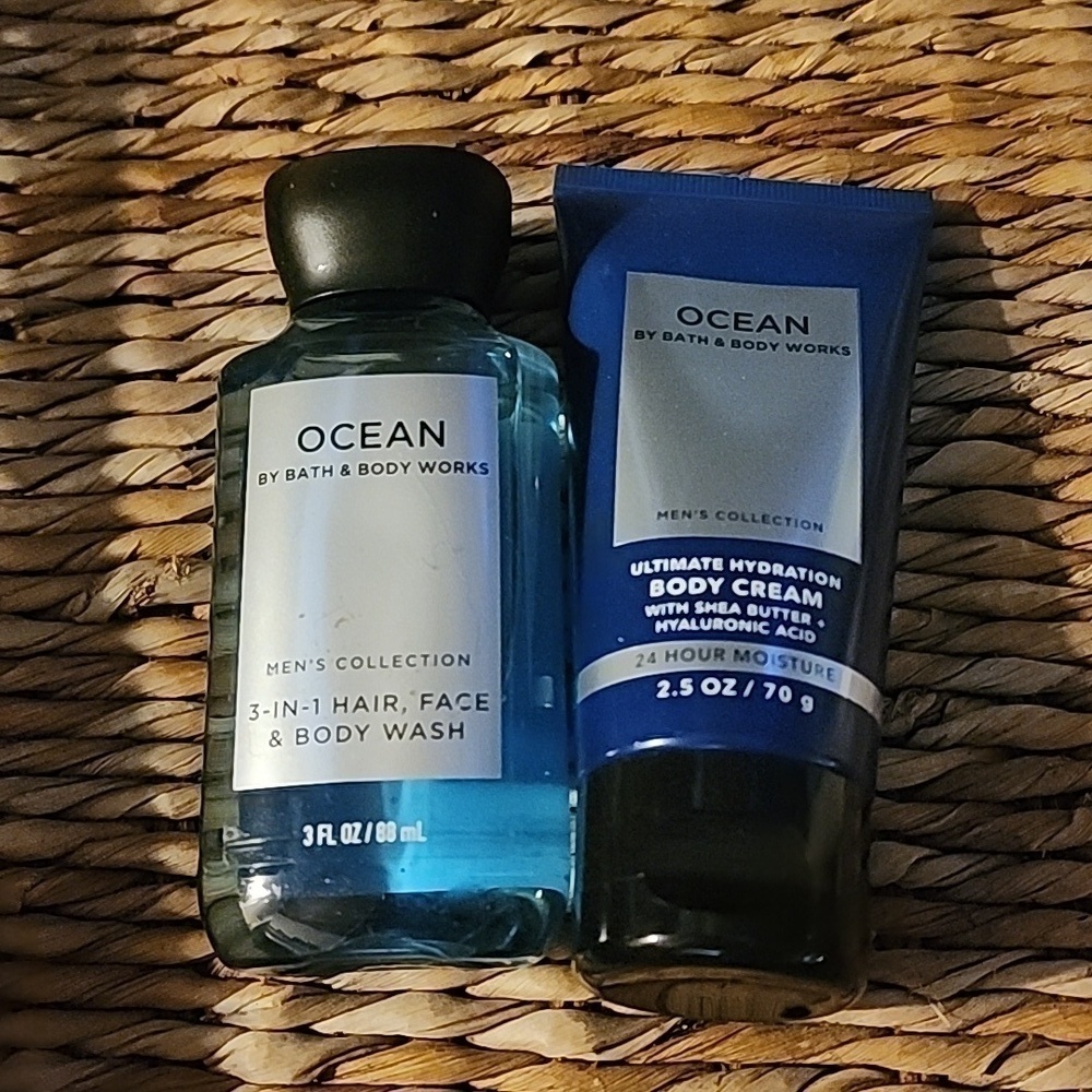 Bath & Body wash OCEAN set travel size